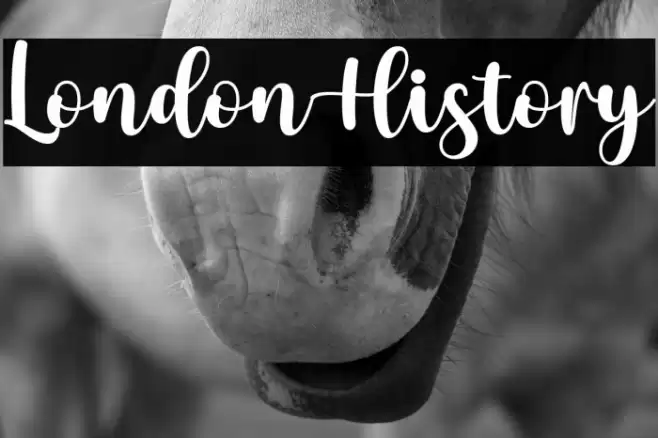 LondonHistory Font examples