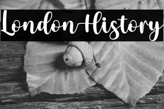 LondonHistory Font examples