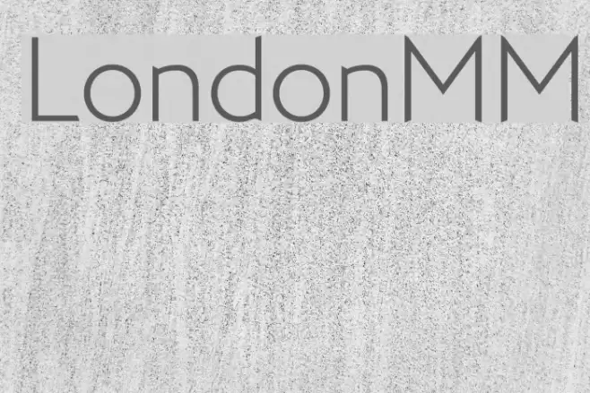 LondonMM Шрифта examples