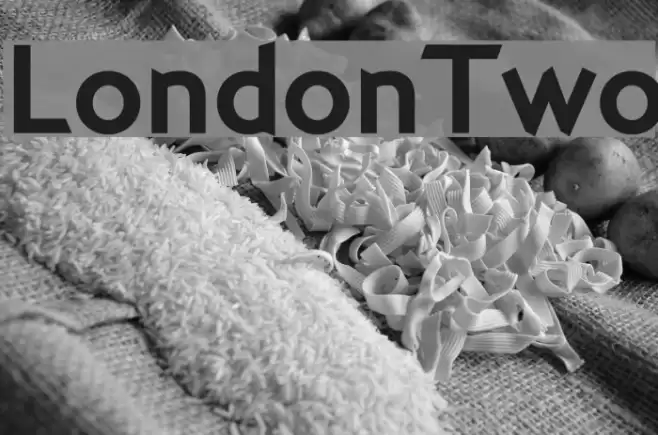 LondonTwo Font examples