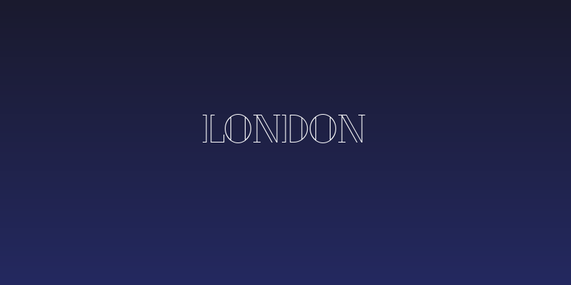 London Social Header