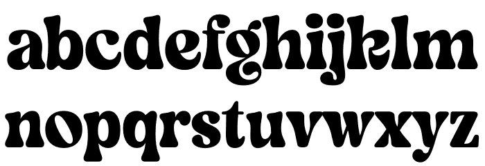 Londona Font LOWERCASE
