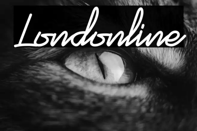 Londonline Font examples