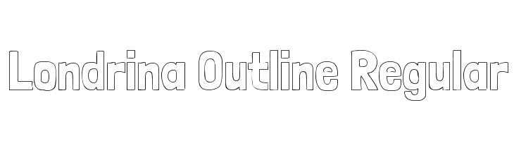 Londrina Outline Regular  les polices de caractères gratuit tlcharger
