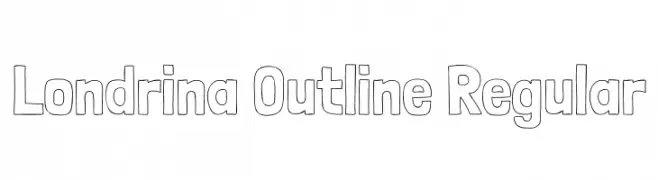 Londrina Outline Regular  Descarca Fonturi Gratis
