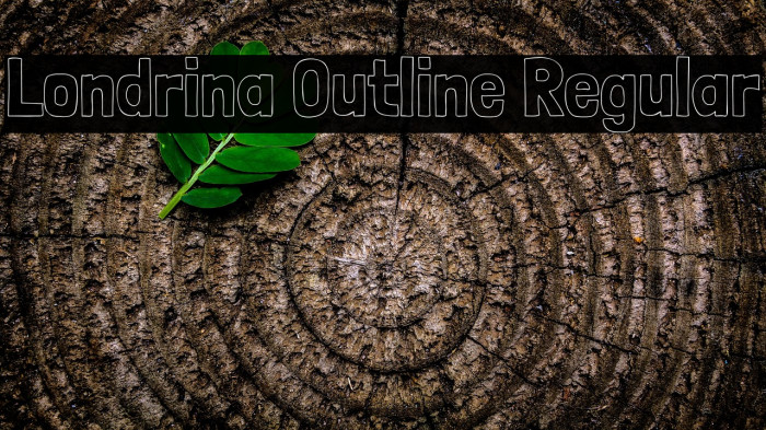 Londrina Outline Regular Example 1