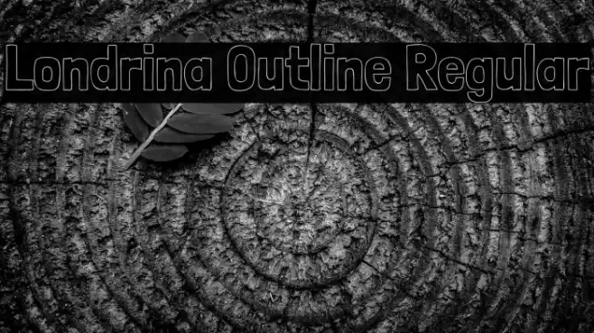 Londrina Outline Regular Font examples