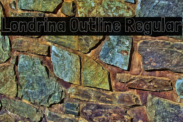 Londrina Outline Regular Example 2