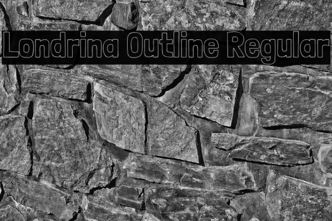 Londrina Outline Regular Font examples