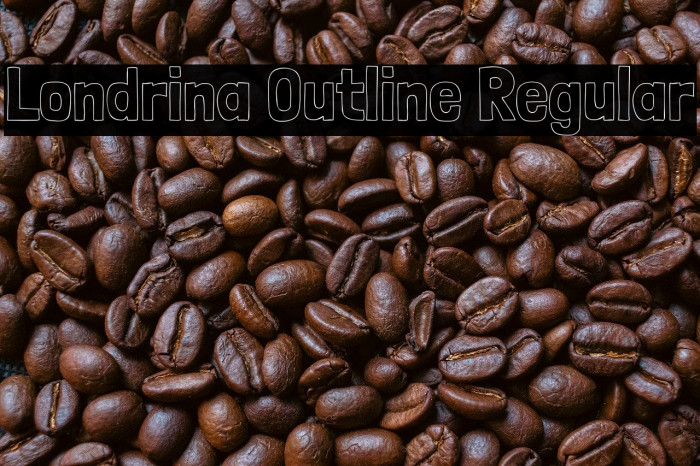 Londrina Outline Regular Example 3