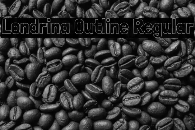 Londrina Outline Regular Font examples