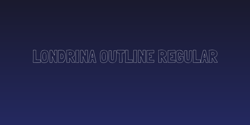 Londrina Outline Regular Social Header