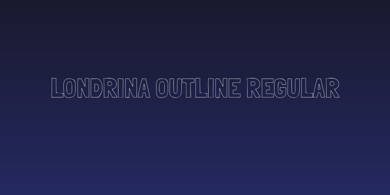 Londrina Outline Regular Social Header