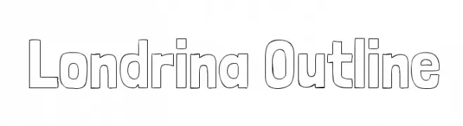 Londrina Outline  font caratteri gratis
