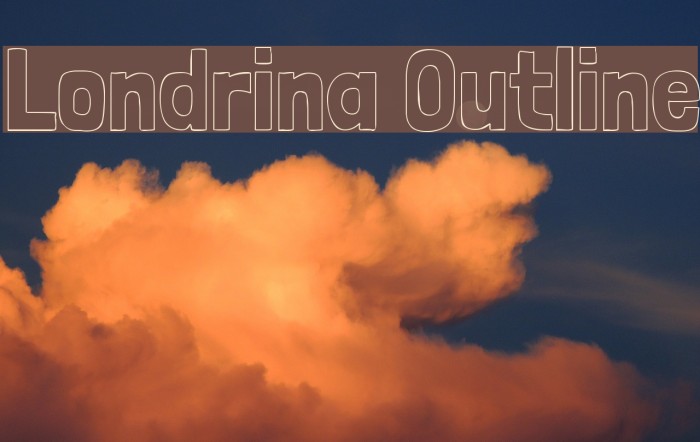 Londrina Outline Font examples