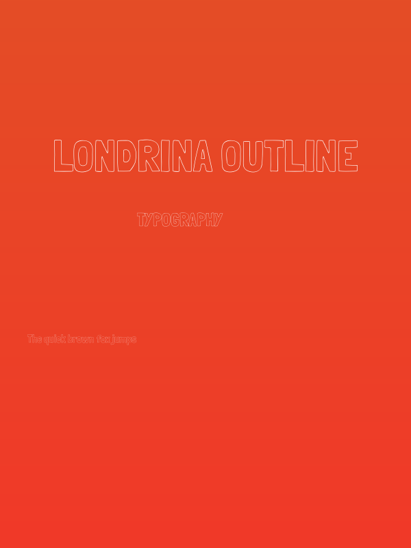 Londrina Outline Poster