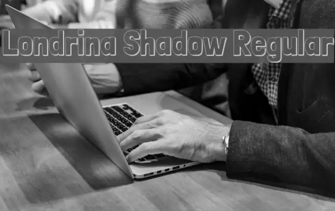 Londrina Shadow Regular Font examples