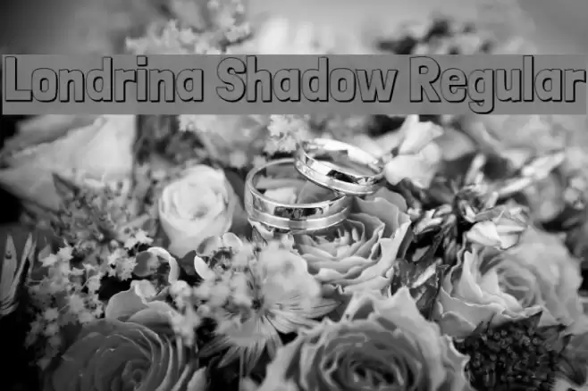 Londrina Shadow Regular Font examples