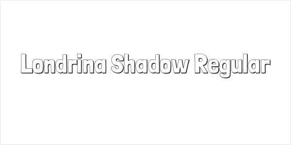 Londrina Shadow Regular Logo