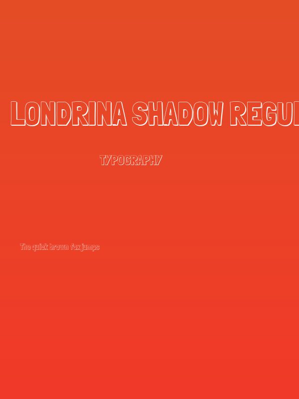 Londrina Shadow Regular Poster