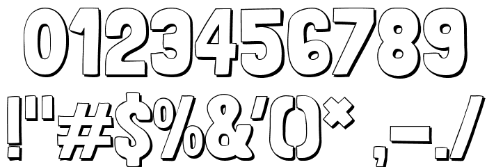 Londrina Shadow Font OTHER CHARS