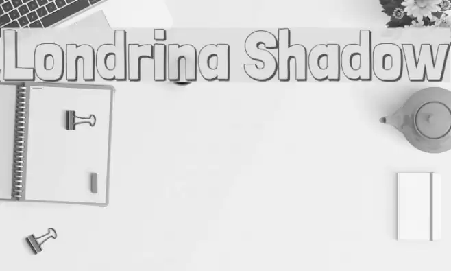 Londrina Shadow Font examples