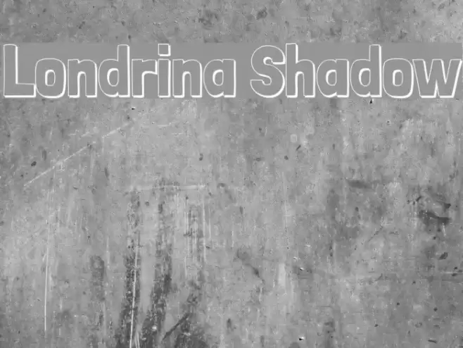 Londrina Shadow Font examples