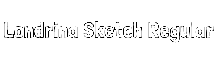 Londrina Sketch Regular Шрифта