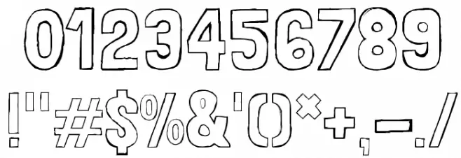 Londrina Sketch Regular Font OTHER CHARS