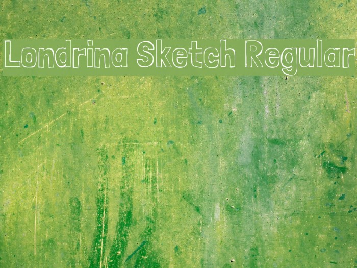 Londrina Sketch Regular Font examples