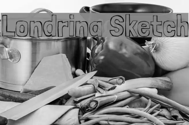Londrina Sketch Fonte examples