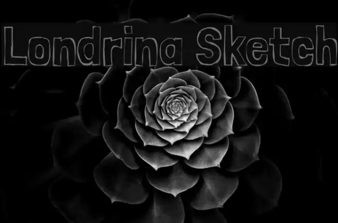 Londrina Sketch Fonte examples
