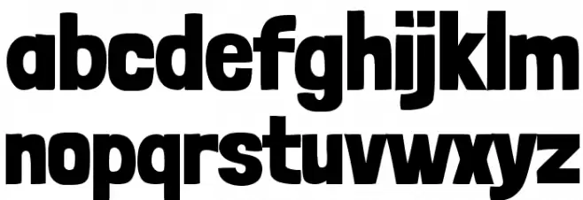 Londrina Solid Black Font LOWERCASE