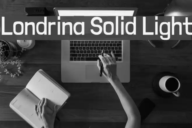 Londrina Solid Light Caratteri examples