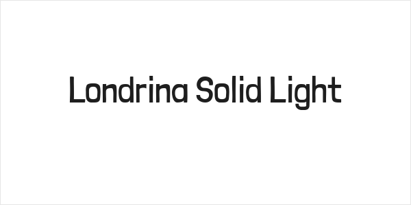 Londrina Solid Light Logo