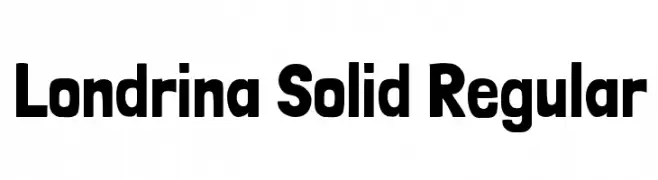 Londrina Solid Regular  baixar fontes gratis