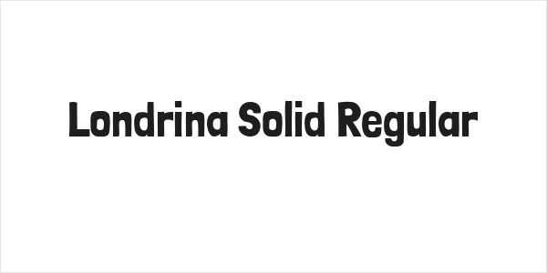 Londrina Solid Regular Logo