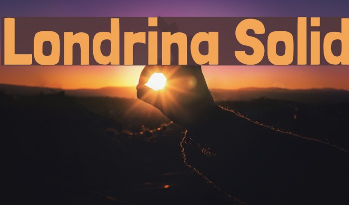 Londrina Solid Font examples