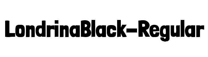 LondrinaBlack-Regular  Fuentes Gratis Descargar