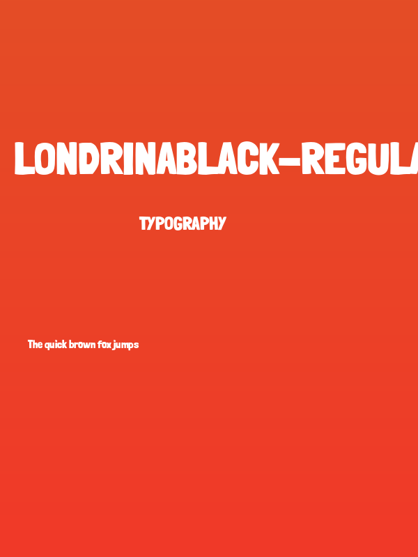 LondrinaBlack-Regular Poster