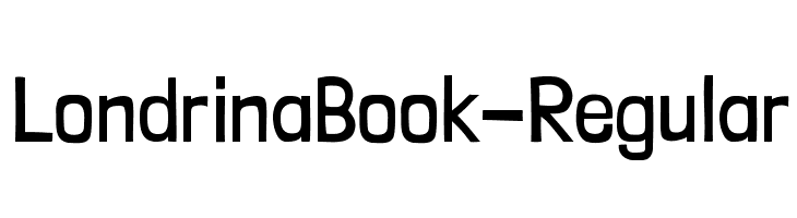LondrinaBook-Regular  Скачать бесплатные шрифты