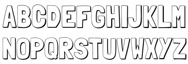 LondrinaShadow-Regular フォント 大文字