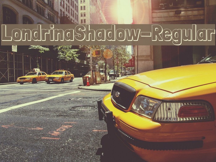 LondrinaShadow-Regular Font examples