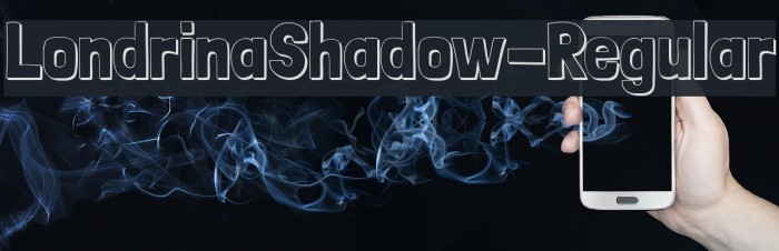 LondrinaShadow-Regular Font examples