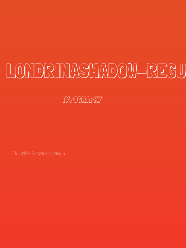 LondrinaShadow-Regular Poster