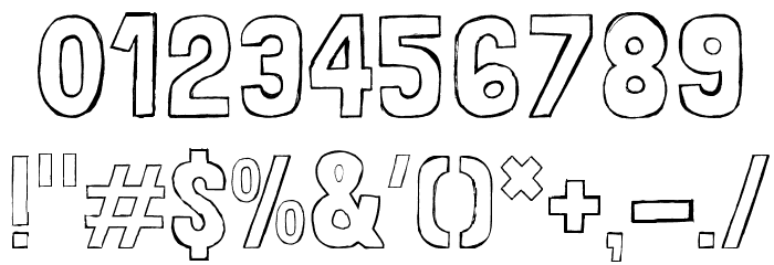 LondrinaSketche-Regular Font OTHER CHARS