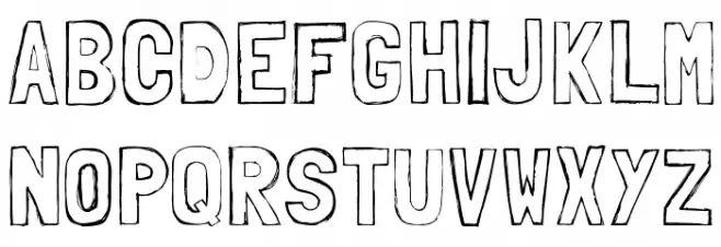 LondrinaSketche-Regular Schriftart Groß