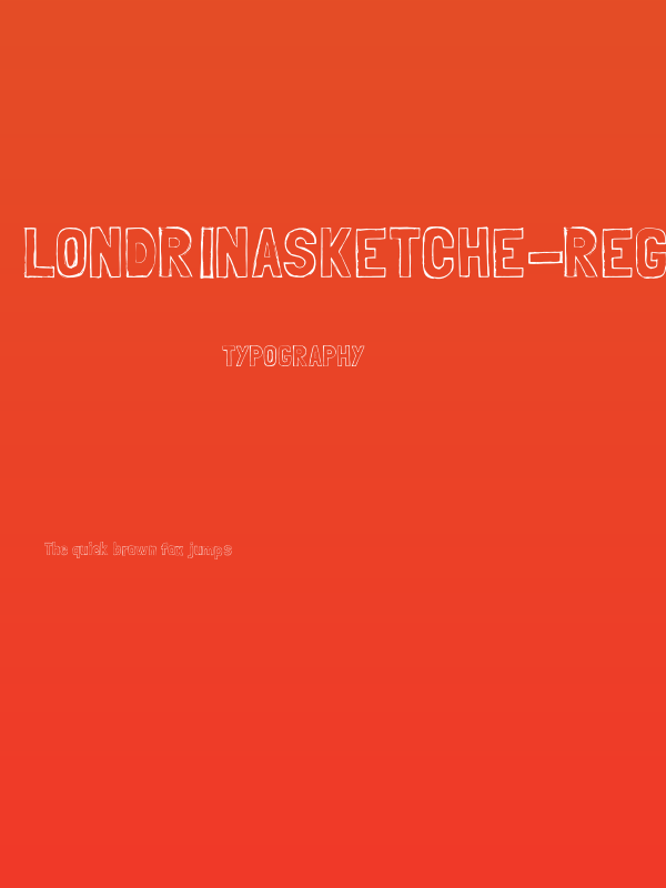 LondrinaSketche-Regular Poster