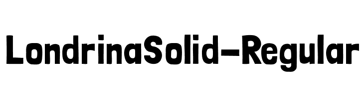 LondrinaSolid-Regular フォント