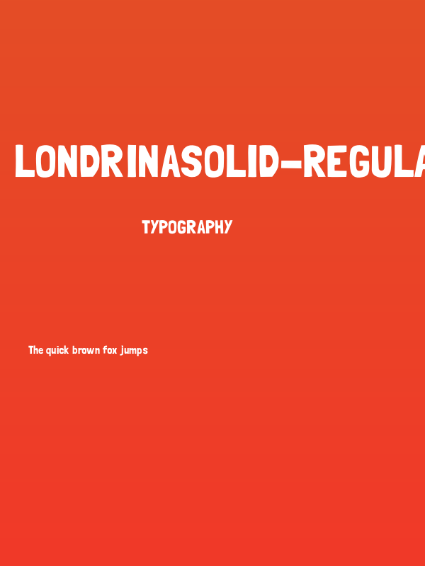 LondrinaSolid-Regular Poster